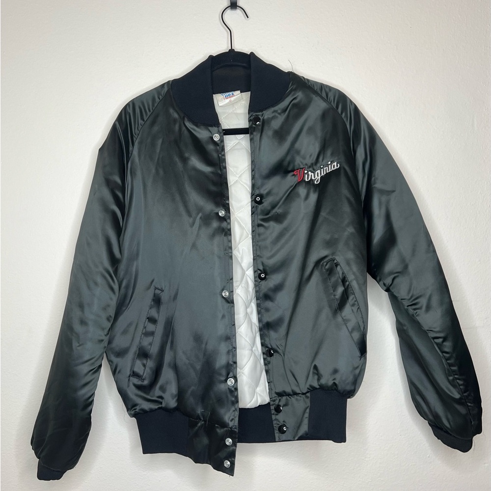 VINTAGE Bowlers “Amateur Bowlers Tour” “Virginia” Bomber Jacket